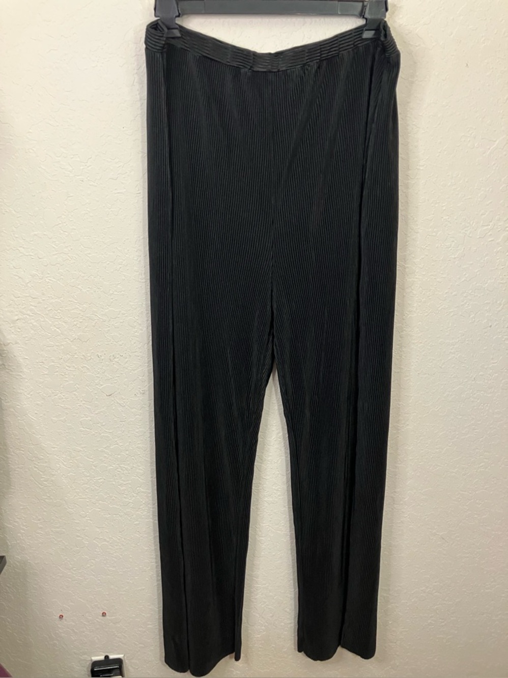 Women's Black Ribbed Long Cardigan Set - Picture 2 of 7